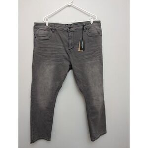 C4 NEW Kenneth Cole Tapered Fit Denim Blue Jeans Men's 42x30